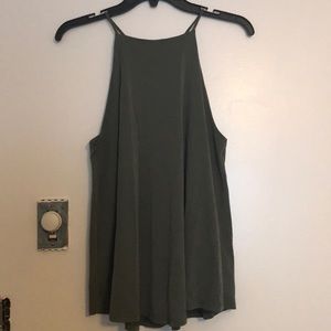 Army green hater top